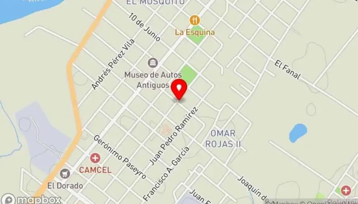 mapa de Los hermanos pizzería Pizza para llevar, Cafetería en Rio Branco