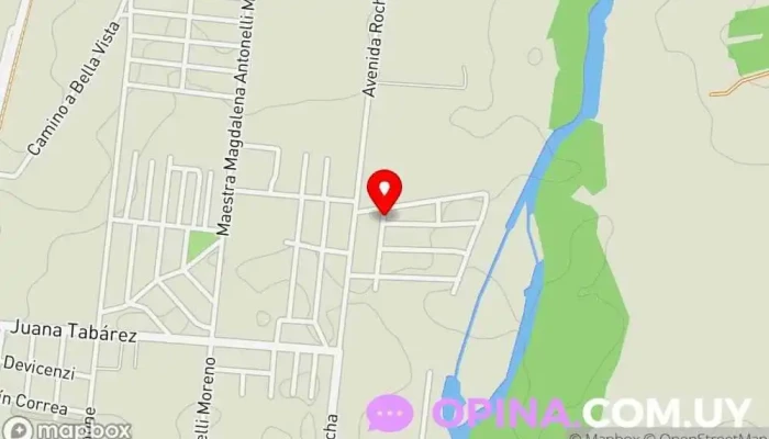 mapa de Los Laureles Urbanización en San Carlos