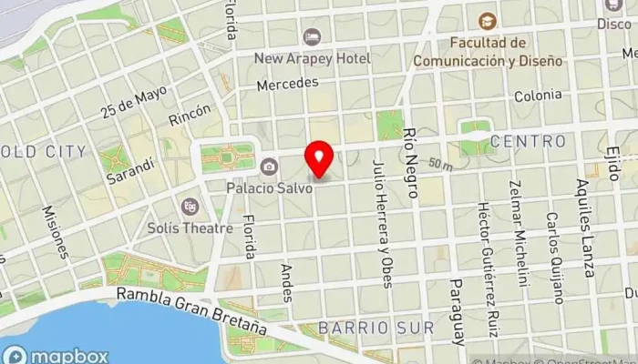 mapa de Los Leños Restaurante en Montevideo