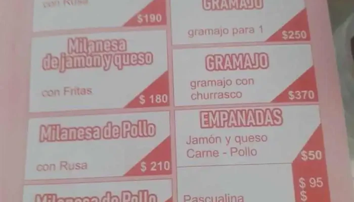 Los Molinos Del Quijote 2:  Menu - Pizzería