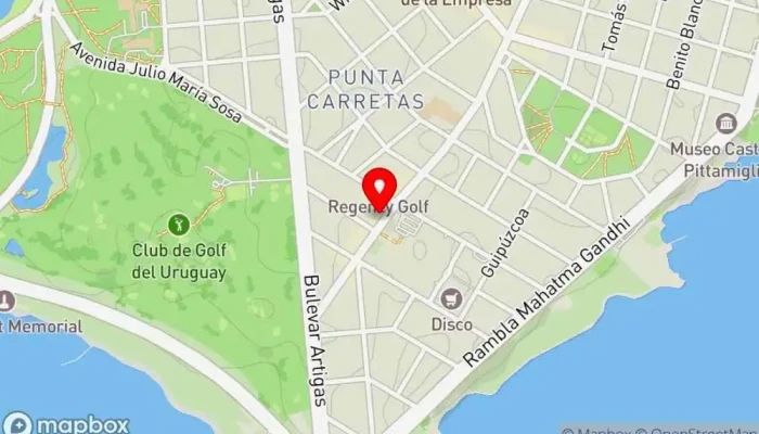 mapa de Lucciano's Heladería en Montevideo