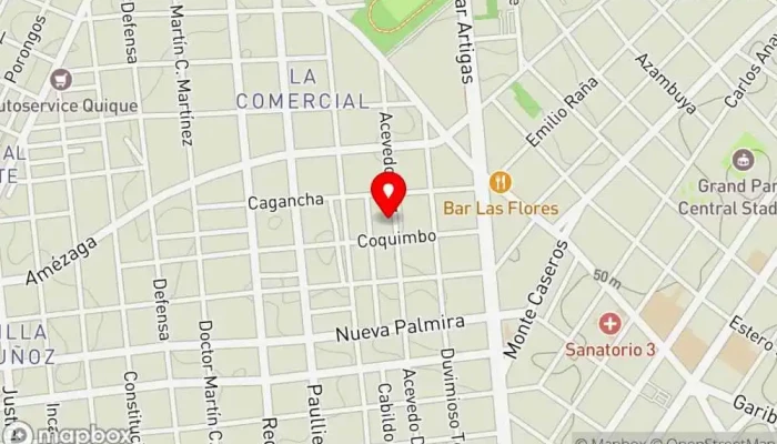 mapa de Luzmila hosse Pub en Montevideo