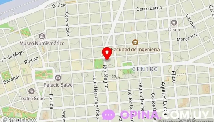 mapa de Macari Agencia inmobiliaria en Montevideo