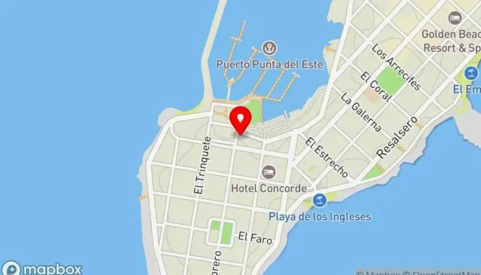 mapa de Madero Club Pub en Punta del Este