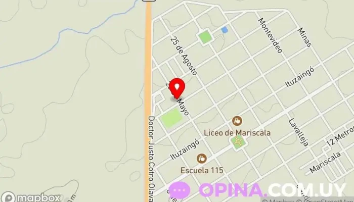 mapa de Madre de Pablo García Aguirre Agencia inmobiliaria en Mariscala