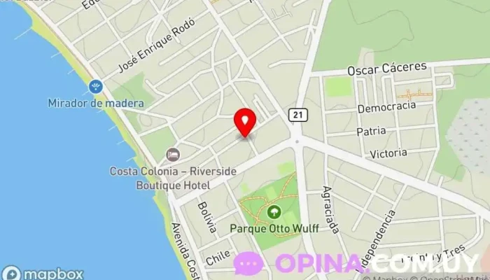 mapa de Maestro Yabor Escuela de música en Col. del Sacramento