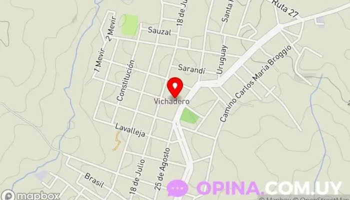 mapa de Mafalda papeleria Papelería en Vichadero