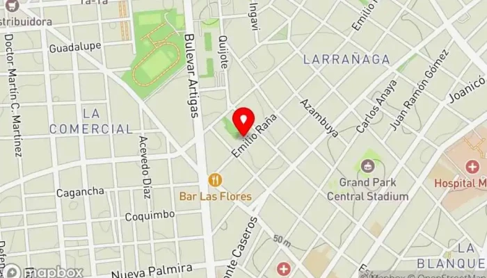 mapa de Maia Deco & Más Cafetería en Montevideo