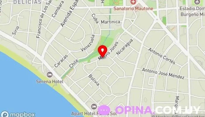 mapa de Maldonado Uruguay Melvin jones Villa en Maldonado