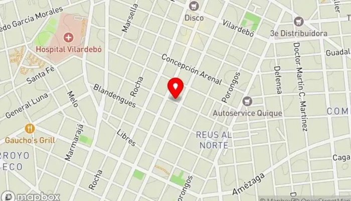 mapa de MALÚ COMIDA CASERA - ROTISERÍA Restaurante en Montevideo