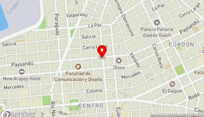 mapa de MALÚ - Panadería, Confitería y Rotisería Panadería en Montevideo