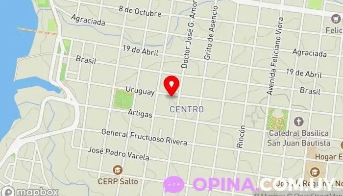 mapa de Manga machense Librería en Salto