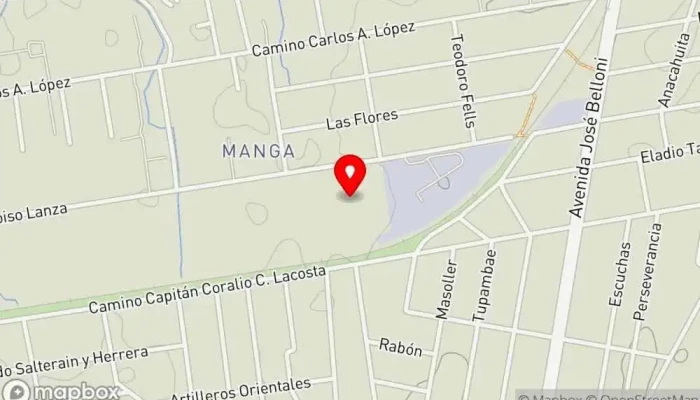 mapa de Manga  en Montevideo