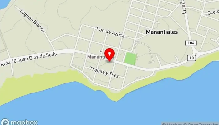 mapa de Manon de Manantiales Pastelería, Cafetería en Manantiales