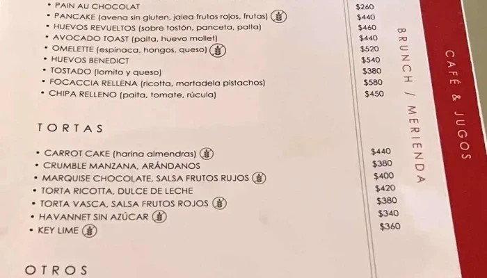 Mansalva Cafe Menu