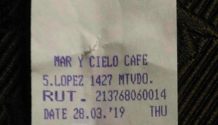 Mar Y Cielo:  Comentario 2 - Pizzería