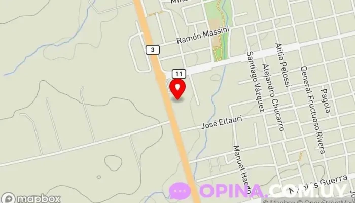 mapa de Marcelo Meneses Negocios Inmobiliarios Agencia de bienes inmuebles comerciales en San José de Mayo