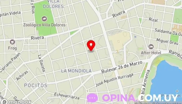 mapa de Marcia Makeup - Maquilladora Profesional, Cursos de Maquillaje Academia de estética en Montevideo