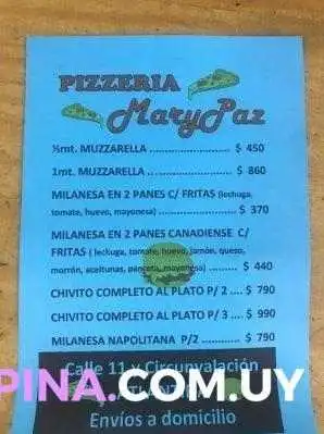 Marypaz:  Menu