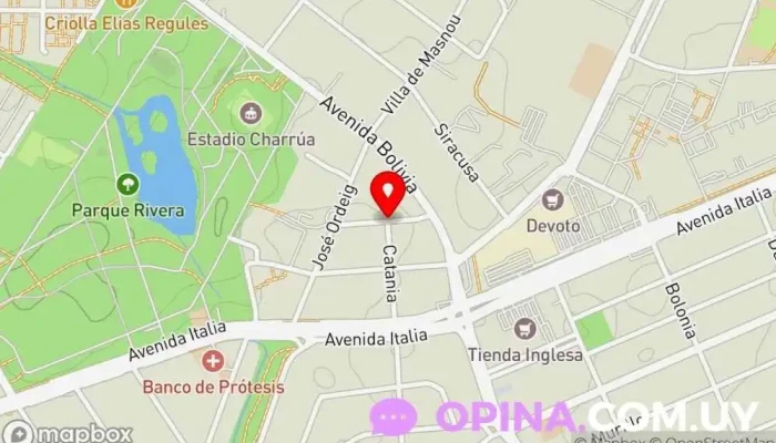 mapa de Max Inmobiliaria Agencia inmobiliaria en Montevideo