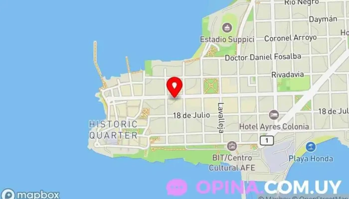 mapa de Maxi Kiosco tio juanjo Quiosco en Col. del Sacramento