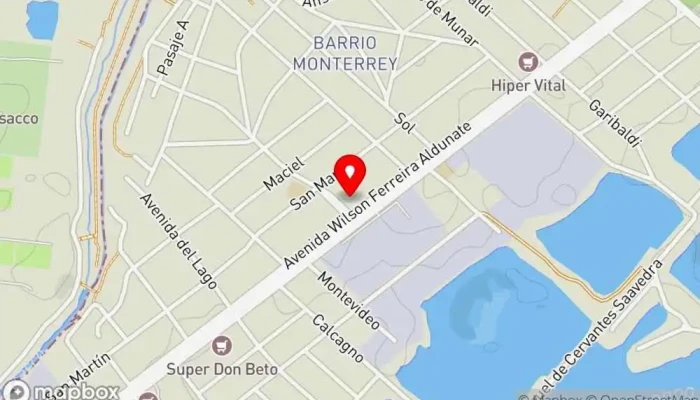 mapa de Maxi Pizza Pizzería en Ciudad de la Costa