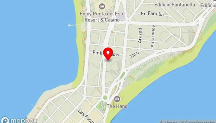 mapa de MBC Punta del Este Cervecería artesanal en Punta del Este