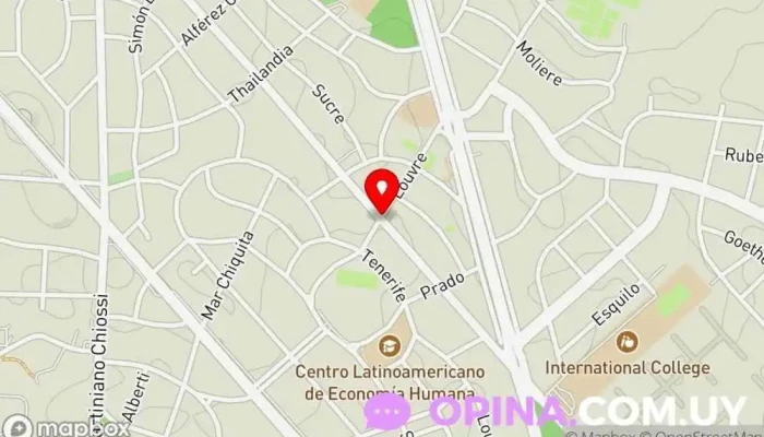 mapa de Medical Center Clínica ambulatoria en Punta del Este