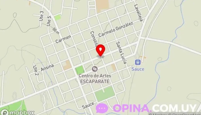 mapa de Megasoft Sauce Academia de informática en Sauce