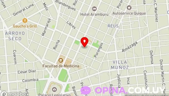 mapa de Mercado Agrícola de Montevideo Mercado, Mercado de productos agrícolas, Atracción turística en Montevideo