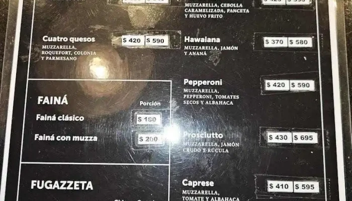 Mercado Del Prado:  Menu - Zona de restauración