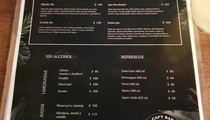 Mercado Den:  Menu - Buffet libre