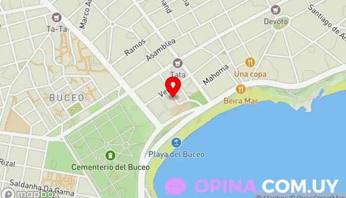 mapa de Mérito Terapia de Adicciones Psicoterapeuta en Montevideo