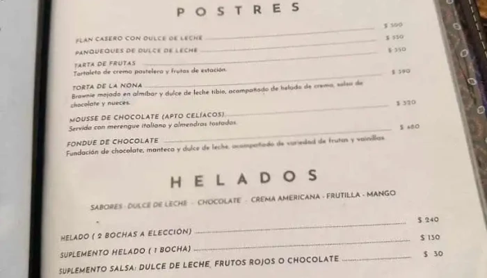 Meson De La Plaza Menu - Restaurante