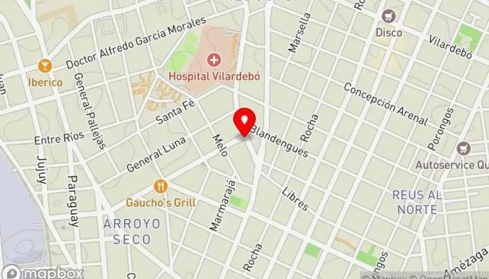 mapa de Mesón Del Scotch Restaurante en Montevideo