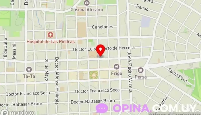 mapa de Metodo Fotocopiadora) Lounge en Las Piedras