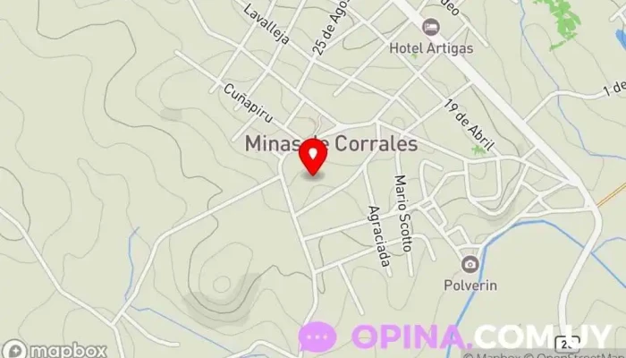 mapa de MevirIII Minas de Corrales  en Minas de Corrales