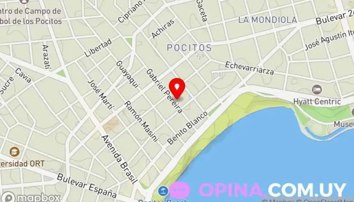 mapa de MGS Inmobiliaria y Administración de Propiedades Agencia inmobiliaria en Montevideo