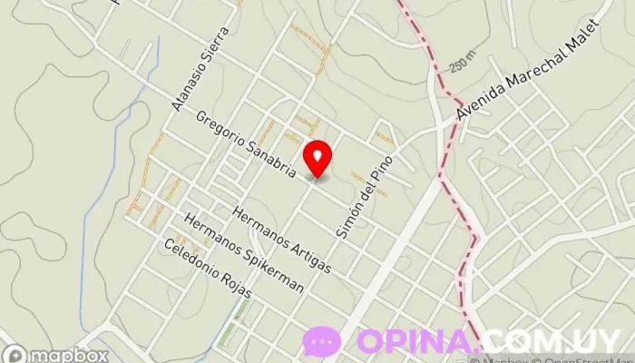 mapa de Mi house Urbanización en Rivera