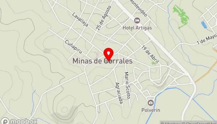 mapa de Minas de Corrales  en Minas de Corrales