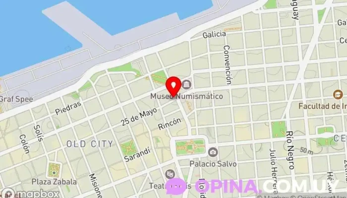 mapa de Mineiro Propiedades Consultor inmobiliario en Montevideo