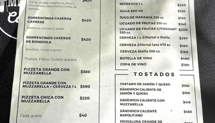 Minerva Cafe Carta - Montevideo