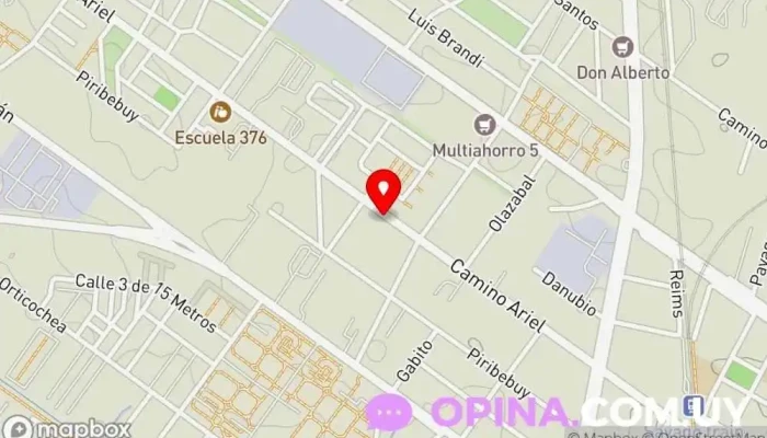 mapa de Minicyber Papelería en Montevideo