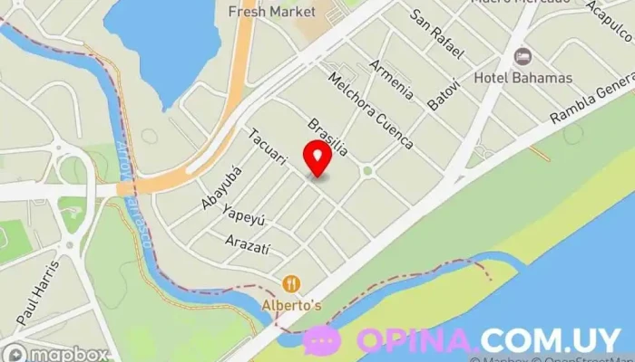 mapa de Mirae artes marciales Escuela de artes marciales, Gimnasio, Escuela de taekwondo en Ciudad de la Costa