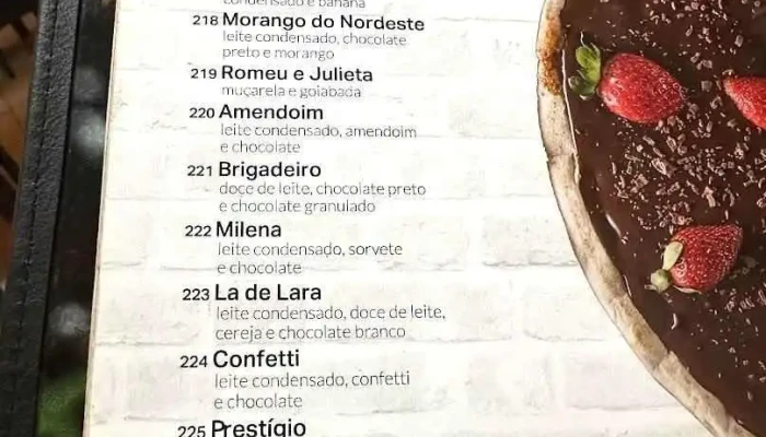 Miravos Restaurante:  Menu