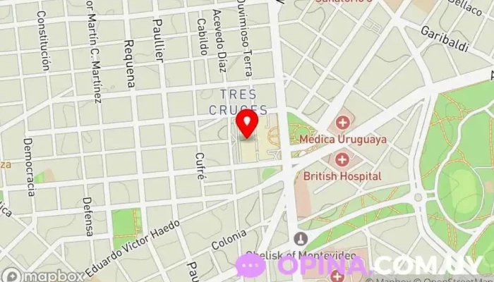 mapa de Mis Petates Tienda de artículos para el hogar en Montevideo