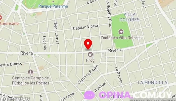 mapa de Miscelánea Centro Educativo Centro escolar en Montevideo