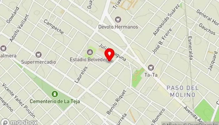 mapa de Míster Shawarma  en Montevideo