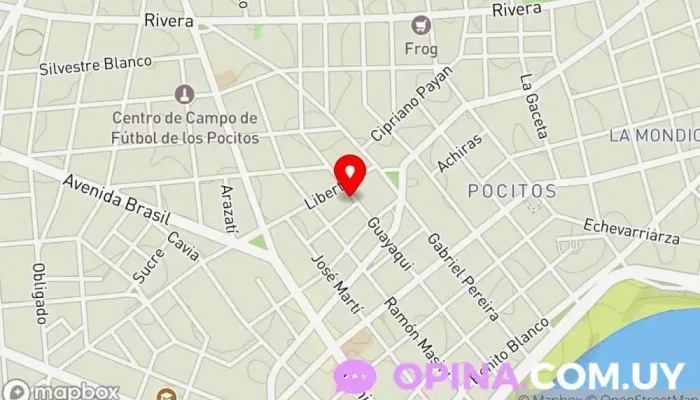 mapa de MK Negocios Inmobiliarios Agencia inmobiliaria en Montevideo