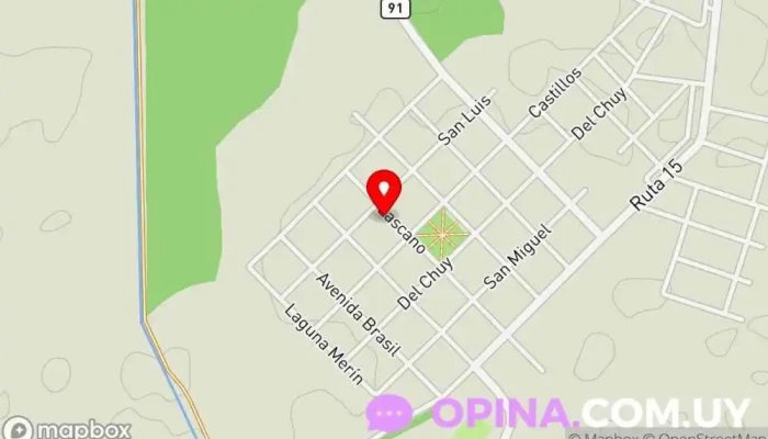 mapa de Mmservicios Constructor en Cebollatí